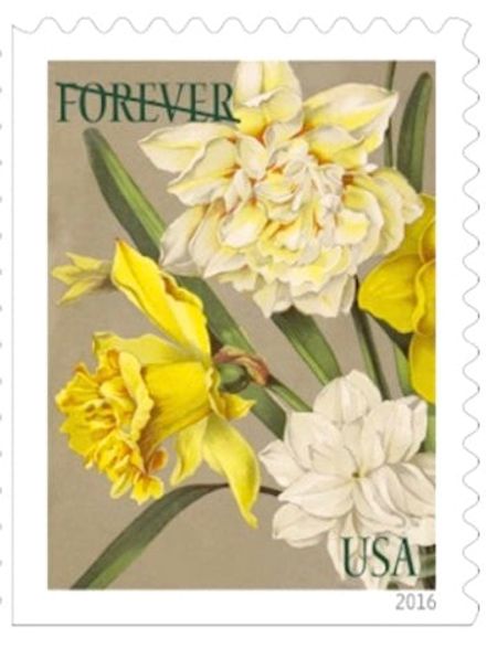 100 Botanical Forever Stamps Unused Vintage Print Floral Forever Postage for Mailing
